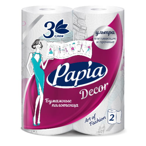Бумажные Полотенца Papia Décor	